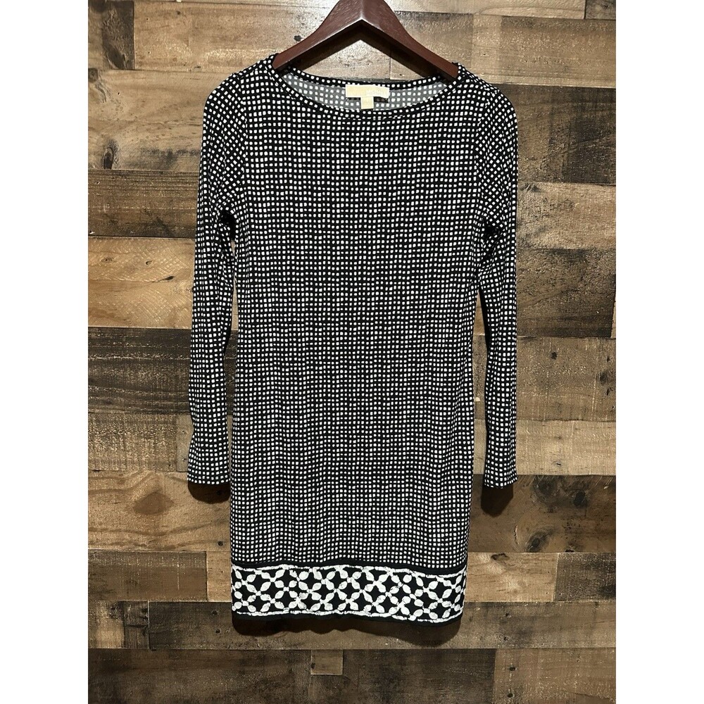 Michael Kors small black dress dots